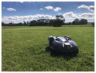 The Husqvarna 450X Automower is an energy efficient time saving tool