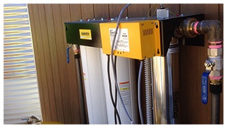 A UV filter further improves end water quality